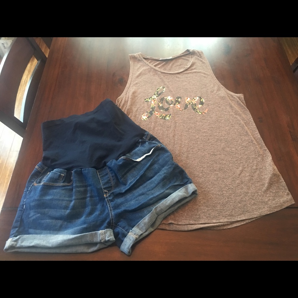 CUTE MATERNITY LOVE OUTFIT😍❤️